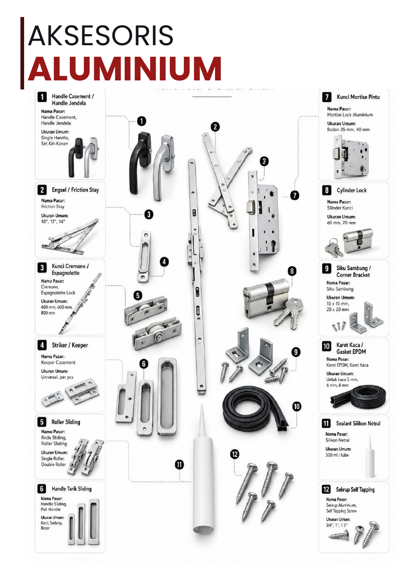 Sealant Silikon Netral untuk Instalasi Aluminium